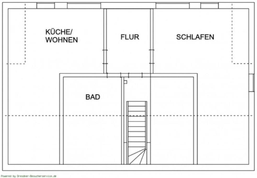 Die Kleine Stadtoase Dresde Exterior foto